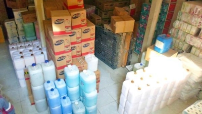 انبار احتکار مواد بهداشتي ميلياردي در بندر عباس لو رفت